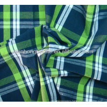 100% Cotton Check &Stripe Brushed Yarn Dyed Fabric Textile For Shirts ,Garment32*32/120*70